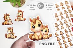 Horse Mother&#039;s Day Sticker Product Image 1