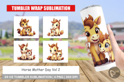 Tumbler Horse Mother&#039;s Day Product Image 1