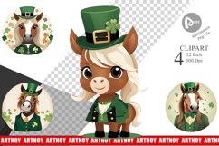 Horse St. Patrick Clipart Product Image 1