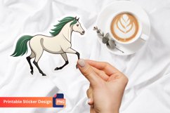 Horse Sticker, Animal Sticker, Horse Lover Gift Sticker Product Image 1