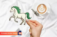 Horse Sticker, Animal Sticker, Horse Lover Gift Sticker Product Image 1