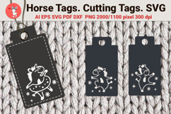 Horse Tags. Cutting Tags. SVG Product Image 1