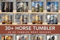 30 Horse Tumbler Sublimation Design Bundle Product Image 2