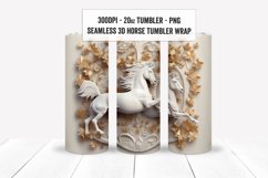 3D Horse Tumbler Wraps, 3D Horse Sublimation Tumbler Wraps Product Image 13