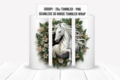 3D Horse Tumbler Wraps, 3D Horse Sublimation Tumbler Wraps Product Image 10