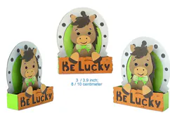 3D Horse SVG Stand Up Card Template Be Lucky Digital Cutting Product Image 2