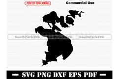Hillsdale Reservoir Kansas Map Silhouette SVG PNG DXF EPS PD Product Image 1