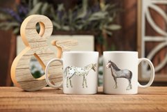 Equestrian Watercolor Clip Art Set Product Image 5