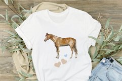 Equestrian Watercolor Clip Art Set Product Image 6