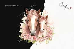 Mommy and Me Horse PNG | Spring PNG Product Image 2