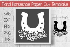 Horseshoe With Flowers 