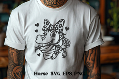 Funny horse SVG | Animal SVG | Horse silhouette Product Image 1