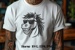 Funny horse SVG | Animal SVG | Horse silhouette Product Image 1