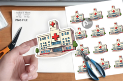 Hospital Building Sticker Product Image 1