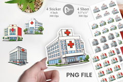Hospital Building Sticker Product Image 1