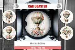 Car Coaster Hot Air Balloon Product Image 1