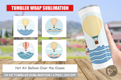 Tumbler Ocean Hot Air Balloon Product Image 1