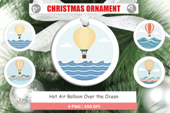 Ornament Ocean Hot Air Balloon Product Image 1