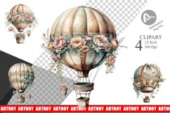 Hot Air Balloon Clipart Product Image 1