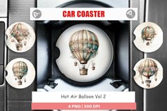 Car Coaster Hot Air Balloon Product Image 1
