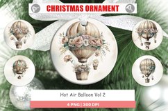Ornament Hot Air Balloon Product Image 1