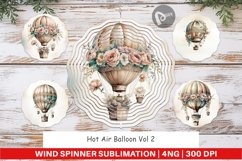 Wind Spinner Hot Air Balloon Product Image 1
