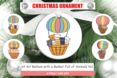 Ornament Animal Hot Air Balloon Product Image 1