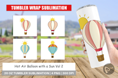 Tumbler Sun Hot Air Balloon Product Image 1