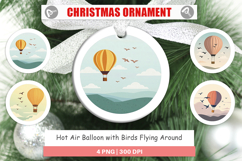Ornament Bird Hot Air Balloon Product Image 1
