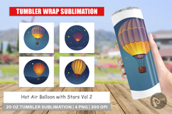 Tumbler Starry Hot Air Balloon Product Image 1