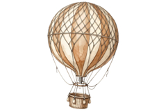 Hot Air Balloon Png | Travel Png Product Image 1