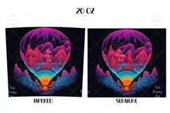 Hot Balloons Tumbler Wrap , Alcohol Ink Tumbler Wrap, Hot Balloons Png, Cute Tumbler Wrap