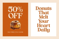 Hot Caramel Delight - Bold Serif Font Product Image 4