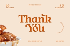 Hot Caramel Delight - Bold Serif Font Product Image 20