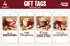 hot chocolate gift tags