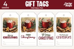 hot chocolate gift tags