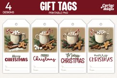 hot chocolate gift tags