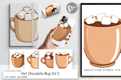 Digital Paper Hot Chocolate Product Image 1