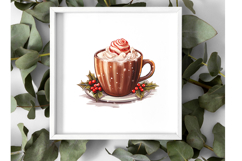 Christmas Hot Chocolate Mugs | Winter Mug PNGs Product Image 4