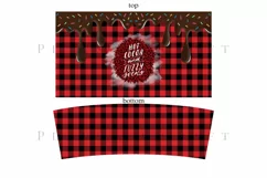 hot cocoa and fuzzy socks 40oz quencher tumbler sublimation full wrap high resolution transparant background