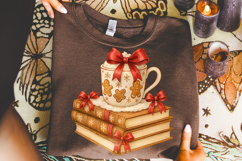 Christmas Books PNG, Hot Cocoa PNG, Merry Christmas PNG Product Image 1