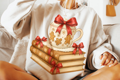 Christmas Books PNG, Hot Cocoa PNG, Merry Christmas PNG Product Image 3