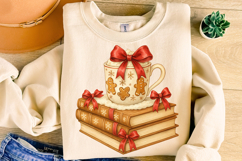Christmas Books PNG, Hot Cocoa PNG, Merry Christmas PNG Product Image 5