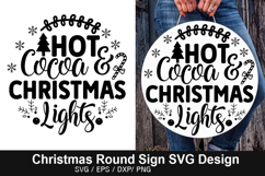 Christmas Round Signs SVG Deign - I Can Get You on the Naugh Product Image 2