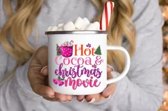 Hot cocoa and Christmas movie Sublimation PNG Product Image 3