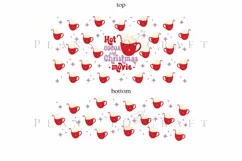 hot cocoa christmas movie 40oz quencher tumbler sublimation full wrap high resolution transparant background