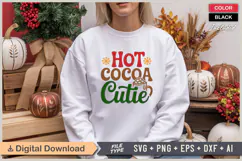 Hot Cocoa Cutie SVG | Christmas SVG | Holiday SVG | Xmas SVG Product Image 1