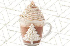 Hot Cocoa Clipart PNG, Christmas Drinks, Cozy Mugs Product Image 5