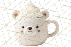 Hot Cocoa Clipart PNG, Christmas Drinks, Cozy Mugs Product Image 4