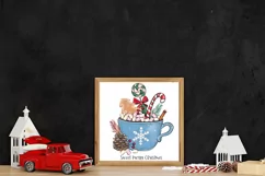 Christmas hot cocoa Png, Merry Christmas, Holiday Decor, Christmas Sublimation